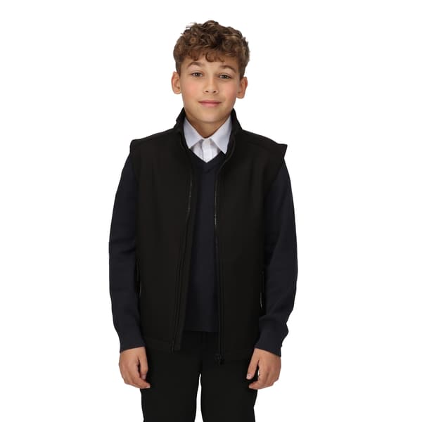 Regatta Professional Barn/Barn Softshell Reflexväst Black 11-12 Years