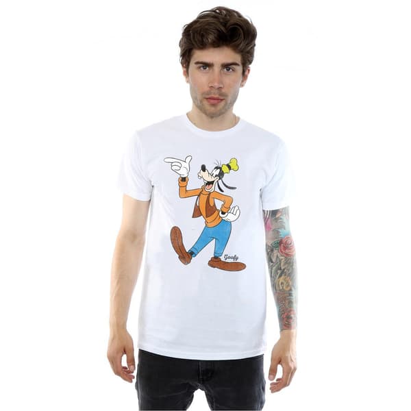 Disney Herr Klassisk Långben T-shirt S Vit White S