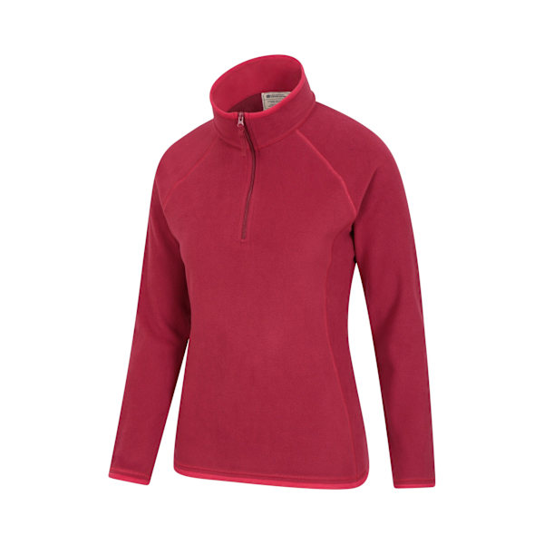 Mountain Warehouse Womens/Ladies Montana Half Zip Fleece Top 18 Dark Red 18 UK