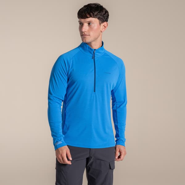 Craghoppers Herr Nosilife Half Zip Tröja S Azure Sky Azure Sky S