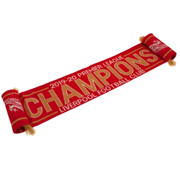 Liverpool FC Premier League Champions Winter Scarf One Size Röd Red/Gold One Size