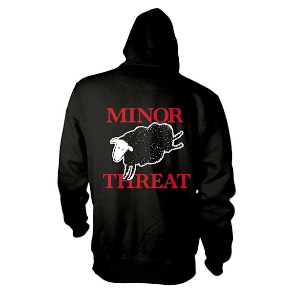 Minor Threat Unisex Vuxen Out Of Step Full Zip Hoodie M Svart Black M