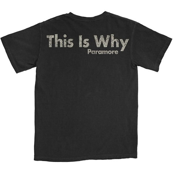 Paramore Unisex Vuxen This Is Why Baktryck Bomull T-shirt XL Black XL