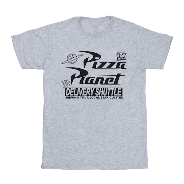 Disney Boys Toy Story Pizza Planet Logo T-shirt 5-6 år Sport Sports Grey 5-6 Years