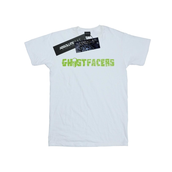 Supernatural Mens Ghostfacers Logo T-Shirt L Vit White L