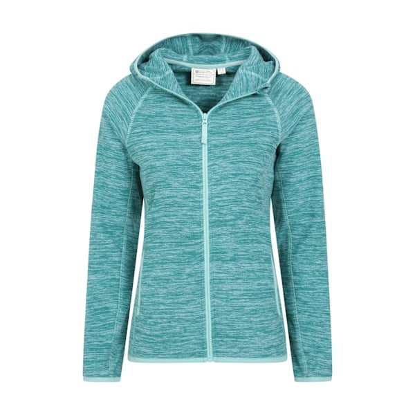 Mountain Warehouse Dam Lleyn II Melange Full Zip Hoodie Teal 18 UK