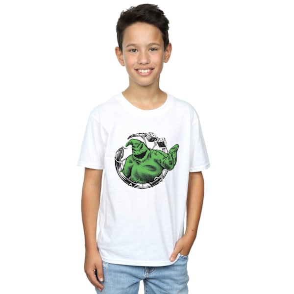 Disney Boys Nightmare Before Christmas Roll The Dice T-Shirt 7-8 år White 7-8 Years