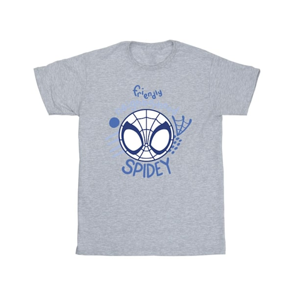 Marvel Herr Spidey And His Amazing Friends Neighbourhood T-Shir Sports Grey M