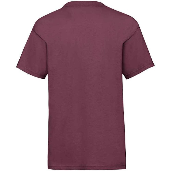 Fruit of the Loom Barn/Barn Valueweight T-shirt 12-13 år Burgundy 12-13 Years