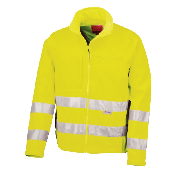 SAFE-GUARD by Result Herr Hi-Vis Soft Shell Jacka M Gul Yellow M