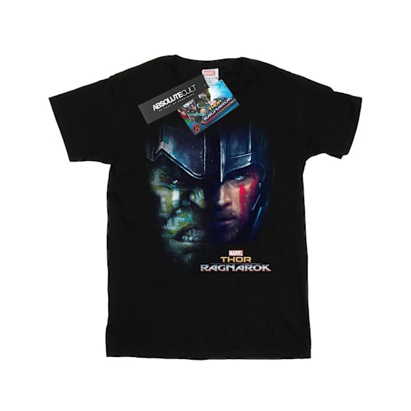 Marvel Girls Thor Ragnarok Hulk Split Face Bomull T-shirt 12-13 Black 12-13 Years