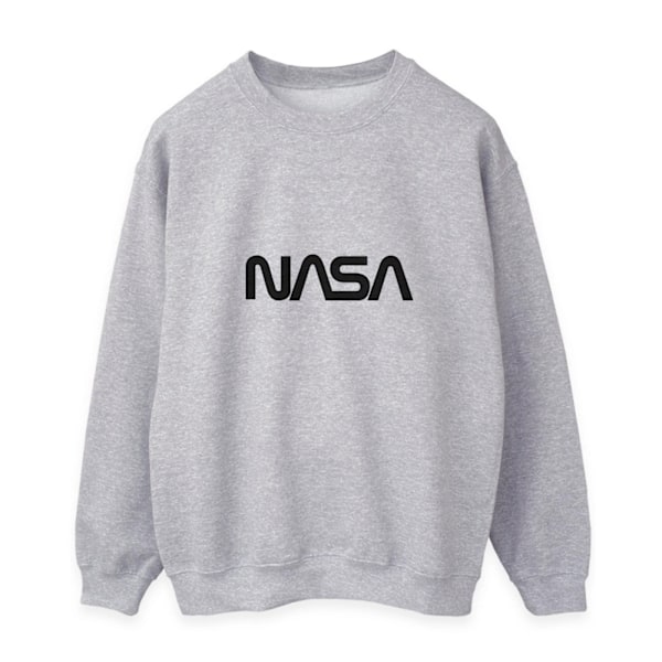 NASA Dam/Damer Modern Logo Heather Sweatshirt S Grå Grey S