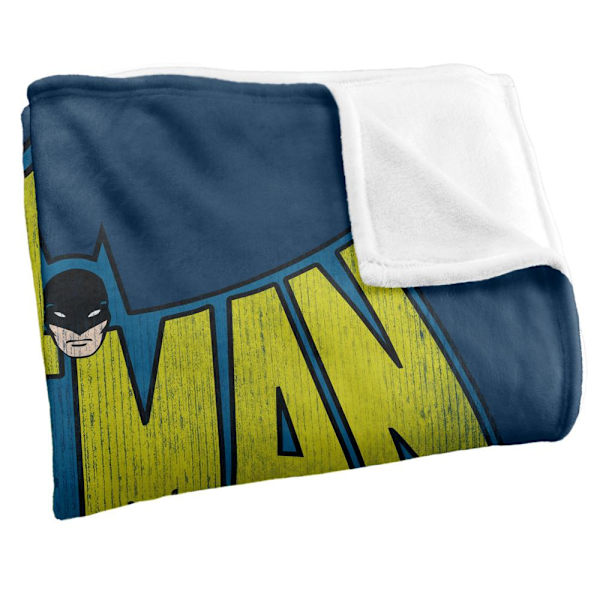 DC Comics Logo Batman Filt En Storlek Flerfärgad Multicoloured One Size