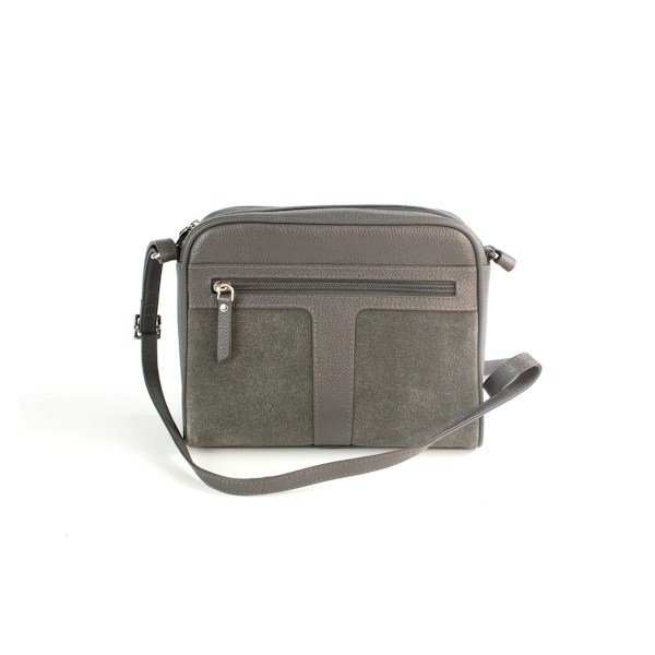 Eastern Counties Läder Dam/Dam Margot Mocka Handväska En Dark Grey One Size