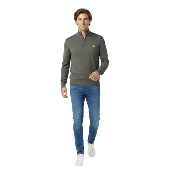 Jack Wills Herr Tröja med Hög Krage M Skiffer Slate M