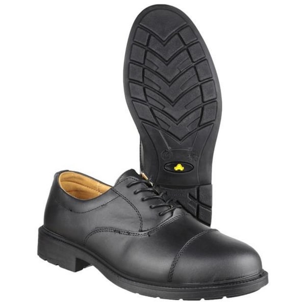 Amblers Safety Mens FS43 Antistatiska Snörskor Oxford Säkerhetsskor Black 14 UK