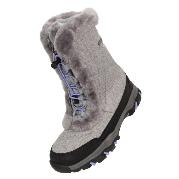 Mountain Warehouse Childrens/Kids Ohio Snow Boots 3 UK Dark Gre Dark Grey 3 UK