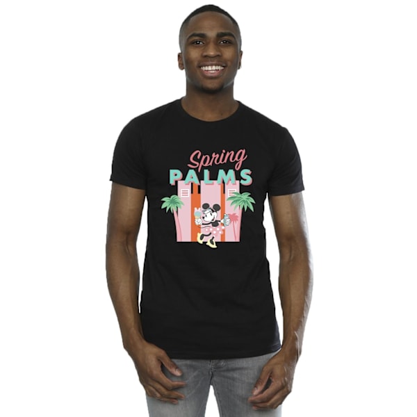Disney herr Minnie Mouse Spring Palms T-shirt XL svart Black XL