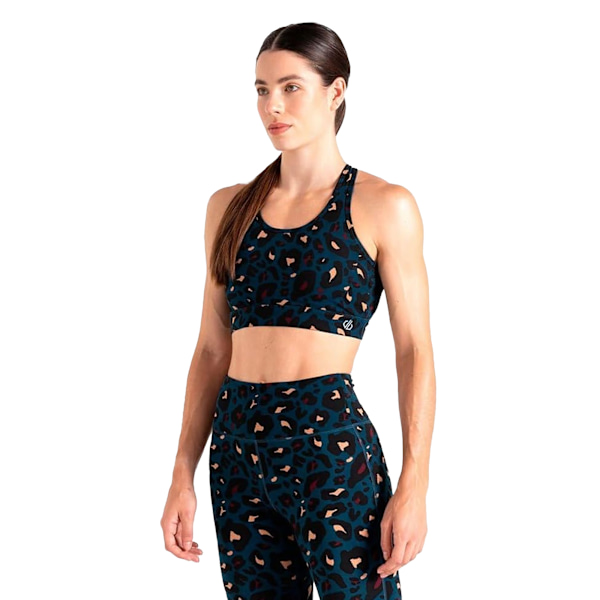Dare 2B Dam/Dam Swift II Sport-BH med Djurmönster L Moonli Moonlight Denim L