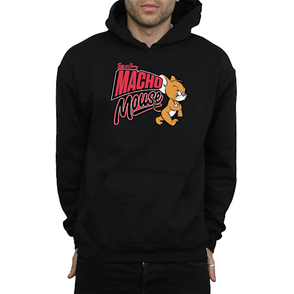 Tom And Jerry Macho Mouse Hoodie L Svart Black L