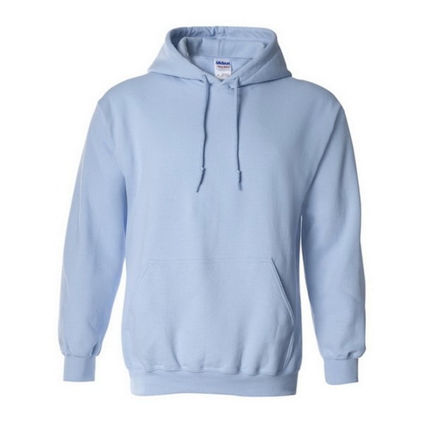 Gildan Heavy Blend Unisex Hoodie för Vuxna / Hoodie S Ljusblå Light Blue S
