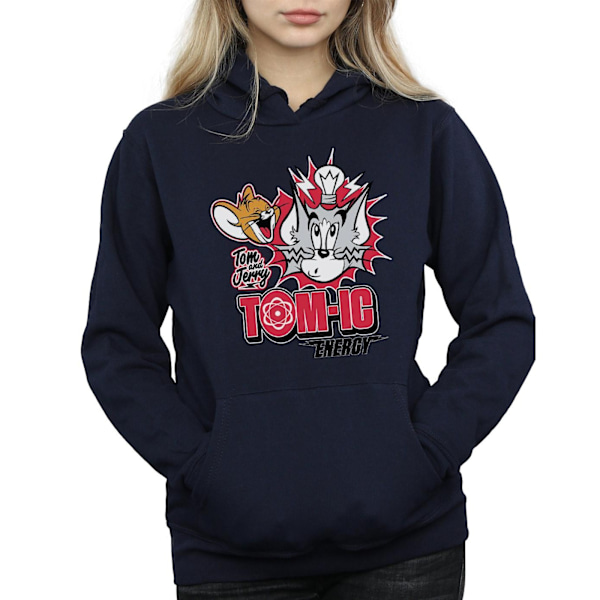 Tom And Jerry Dam/Damer Tomic Energy Hoodie L Marinblå Navy Blue L