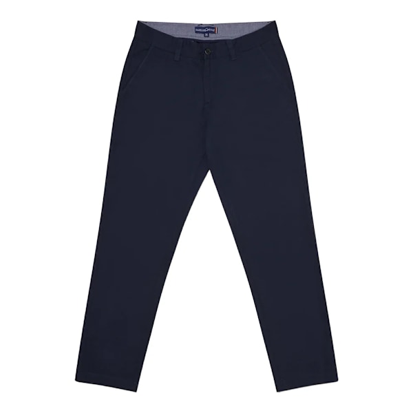 Raging Bull Herre Chino Byxor med avsmalnande ben 34S Marinblå Navy 34S