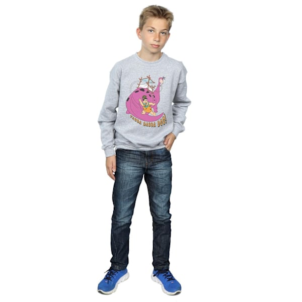 The Flintstones Boys Yabba Dabba Doo Sweatshirt 5-6 år Sport Sports Grey 5-6 Years