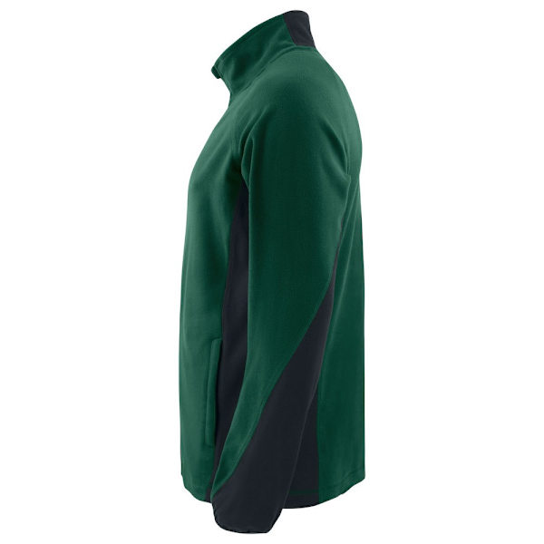 Projob Herr Microfleece Jacka XS Skogsgrön Forest Green XS