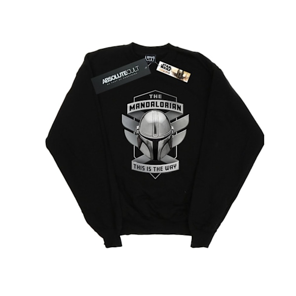 Star Wars Herr The Mandalorian This Is The Way Mando Sweatshirt Black XXL