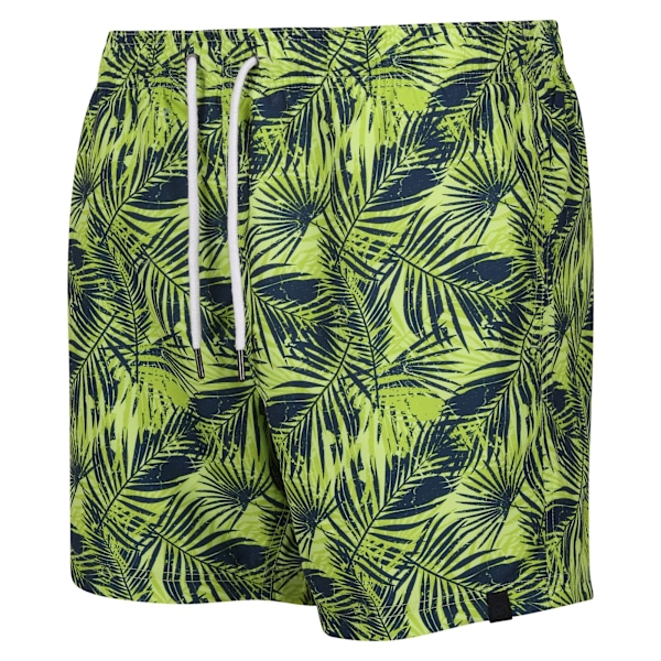 Regatta Loras badshorts med palmmönster för män, XL, skarp grön Sharp Green XL