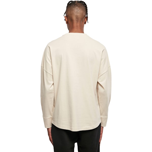 Bygg ditt varumärke herr Cut-On Oversized långärmad T-shirt 3XL Sand 3XL