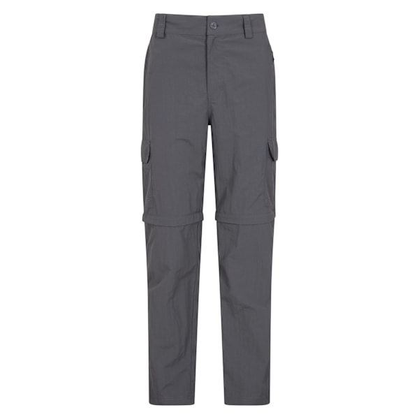 Mountain Warehouse Mens Explore Convertible Trousers 28R Grå Grey 28R