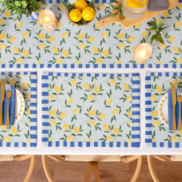 Furn Citron Underlägg (4-pack) One Size Blå/Gul Blue/Yellow One Size