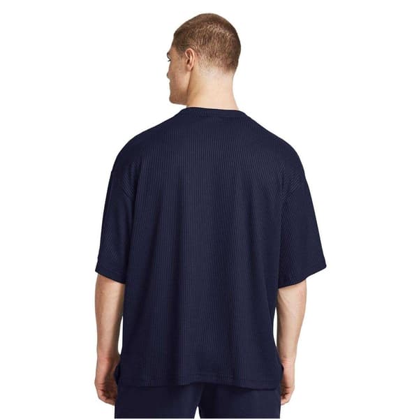 Under Armour Herr Rival Waffle T-shirt M Blå Blue M