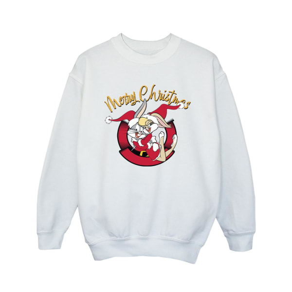Looney Tunes Girls Lola Merry Christmas Sweatshirt 5-6 år Vit White 5-6 Years