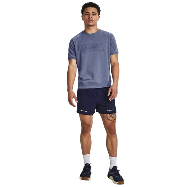 Under Armour Herr Project Rock T-shirt S Blå Blue S