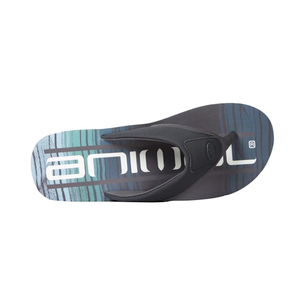 Animal Mens Jekyl Recycled Flip Flops 11 UK Charcoal Charcoal 11 UK