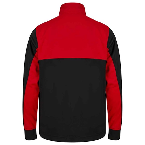 Finden & Hales Barn/Barn Quarter Zip Fleece Tröja 11-12 År Black/Red 11-12 Years