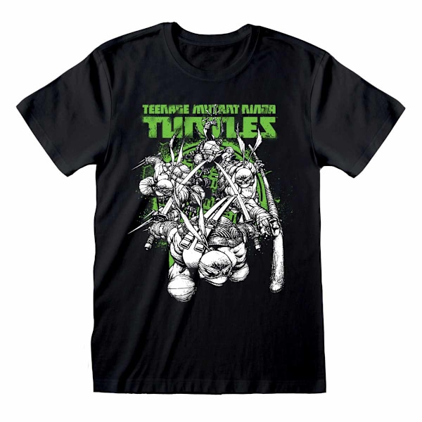 Teenage Mutant Ninja Turtles Unisex Vuxen Höst T-Shirt L Svart Black L