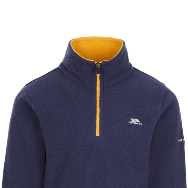 Trespass Boys Etto Airtrap Microfleece 11-12 år Marinblå Navy 11-12 Years