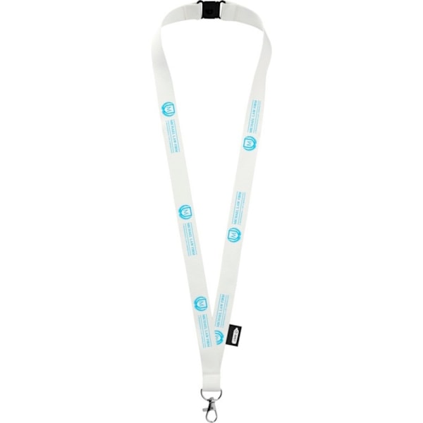 Bullet Unisex Vuxen Tom Återvunnen Lanyard En Storlek Vit White One Size