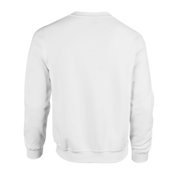 Gildan Unisex Adult Heavy Blend Crew Neck Sweatshirt M Vit White M