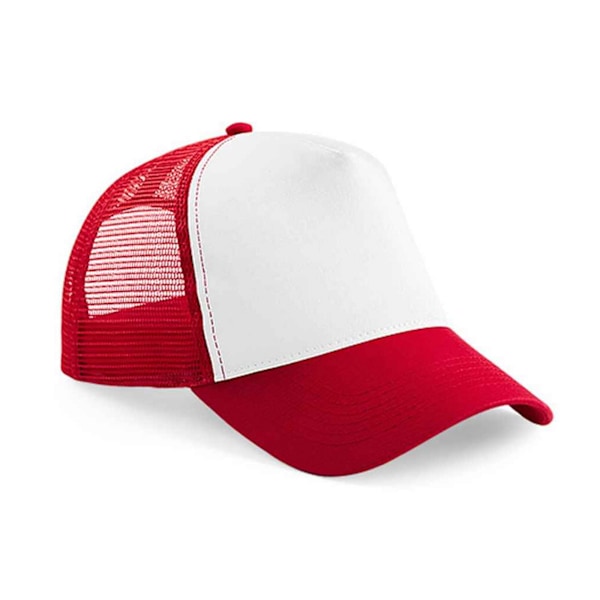 Beechfield Unisex Vuxen Snapback Trucker Cap En Storlek Klassisk R Classic Red/White One Size