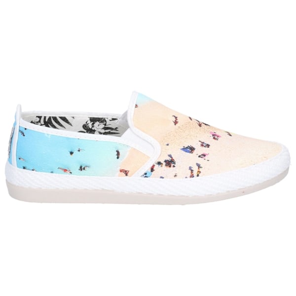 Flossy Dam/Dam Pastel Slip On Sko 4 UK Ecru Ecru 4 UK