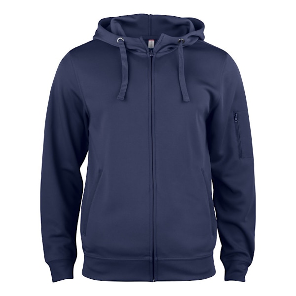 Clique Herr Basic Active Full Zip Hoodie L Mörk Marinblå Dark Navy L