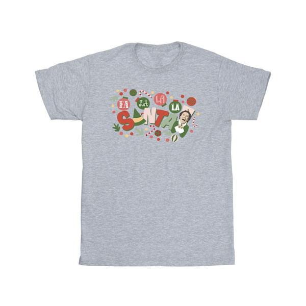 Elf Herr Santa Fa La La T-shirt M Sports Grey Sports Grey M