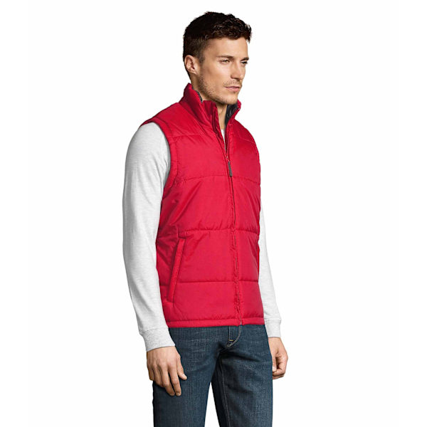 SOLS Varm Unisex Vadderad Bodywarmer Jacka 4XL Röd Red 4XL