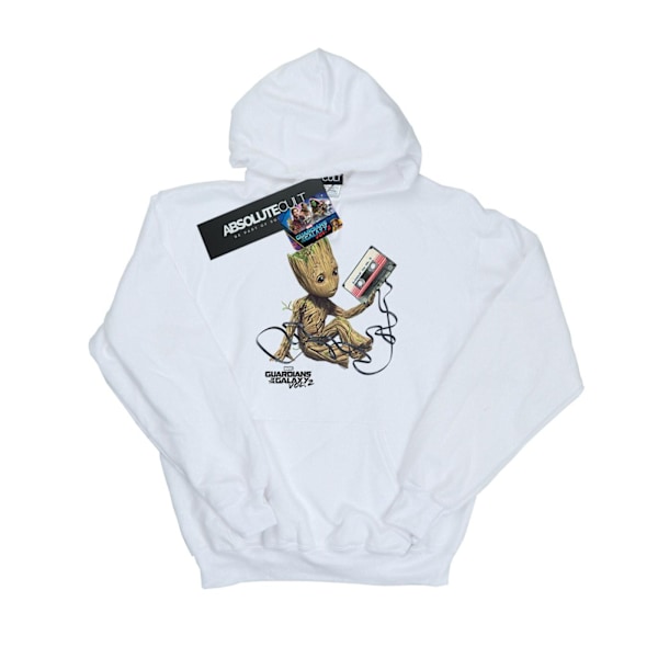 Marvel Girls Guardians Of The Galaxy Groot Tape Hoodie 12-13 År White 12-13 Years