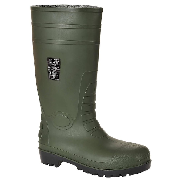 Portwest Herr Total Safety Wellington Boots 6 UK Grön Green 6 UK